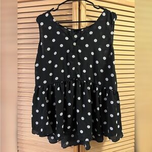 Torrid polka dots top